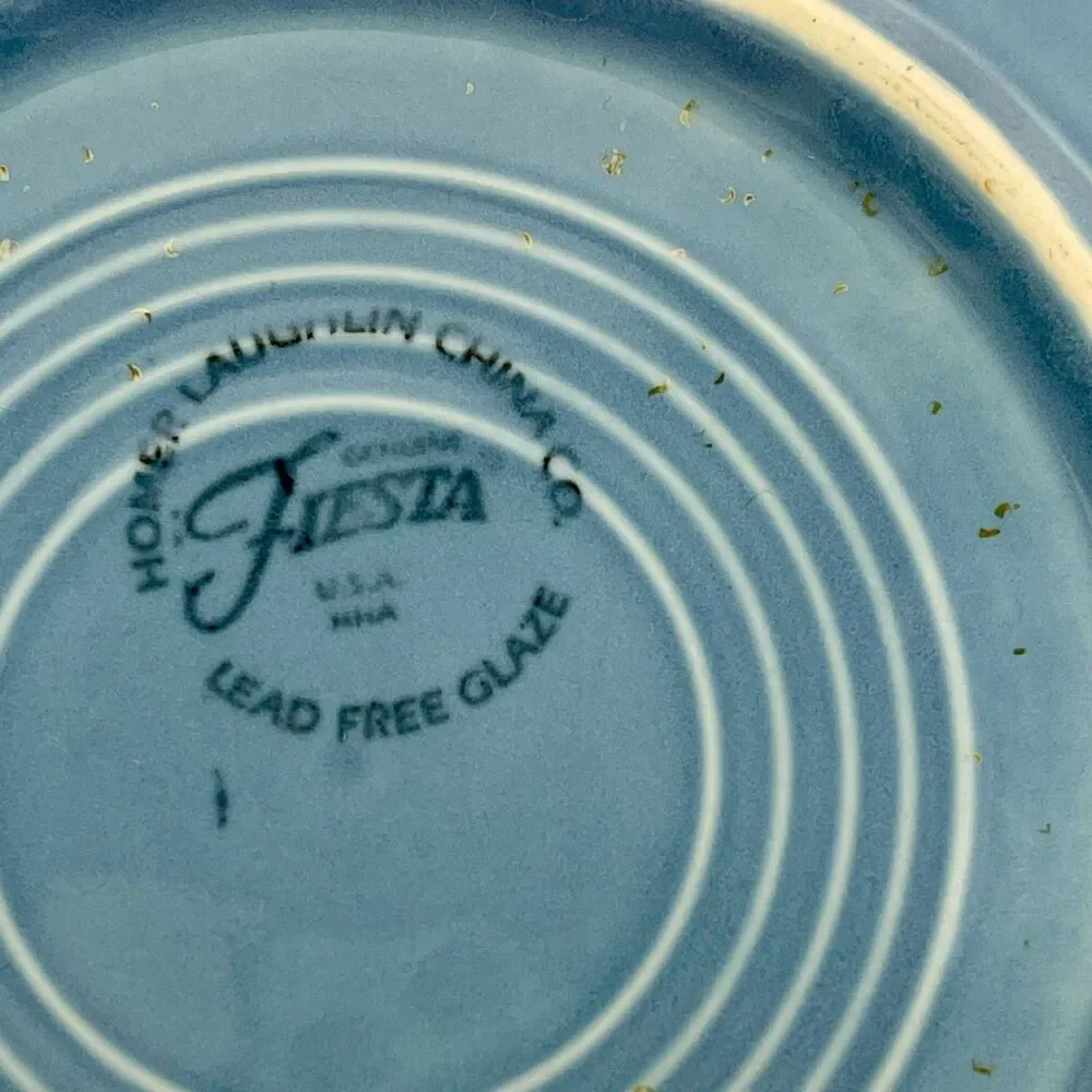 Homer Laughlin Fiesta Periwinkle set of 3 4.5